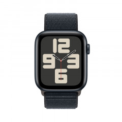 Apple Watch SE (2024) 44mm, корпус из алюминия (Темная ночь)