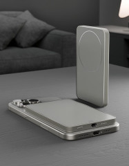 Аккумулятор внешний VLP Diamond Energy MagSafe, Qi2, 5000 mAh, USB-C, натуральный титан