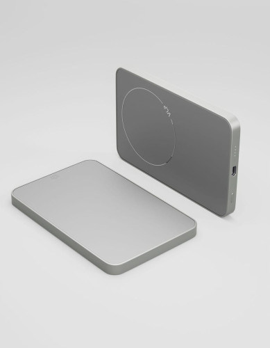 Аккумулятор внешний VLP Diamond Energy MagSafe, Qi2, 5000 mAh, USB-C, натуральный титан