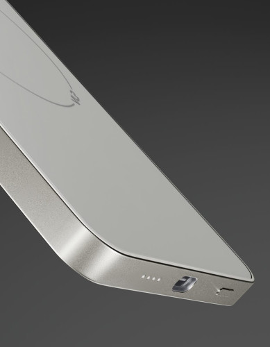 Аккумулятор внешний VLP Diamond Energy MagSafe, Qi2, 5000 mAh, USB-C, натуральный титан