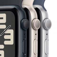 Apple Watch SE (2024) 44mm, корпус из алюминия (Сияющая звезда)