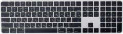 Клавиатура беспроводная Apple Magic Keyboard with Touch ID and Numeric, чёрный (MMMR3)