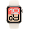 Apple Watch SE 3 (2025) 44mm, корпус из алюминия «Starlight», ремешок Sport Band «Starlight», сияющая звезда