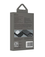 Аккумулятор внешний VLP Diamond Energy MagSafe, Qi2, 5000 mAh, USB-C, черный титан