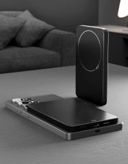 Аккумулятор внешний VLP Diamond Energy MagSafe, Qi2, 5000 mAh, USB-C, черный титан