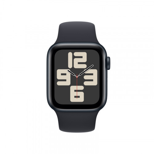 Apple Watch SE (2024) 40mm, корпус из алюминия (Темная ночь)
