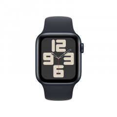 Apple Watch SE (2024) 40mm, корпус из алюминия (Темная ночь)