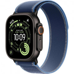 Apple Watch Ultra 3 (2025), 49 мм, корпус из титана цвета «Black», ремешок Trail Loop цвета «Blue/Bright Blue», синий
