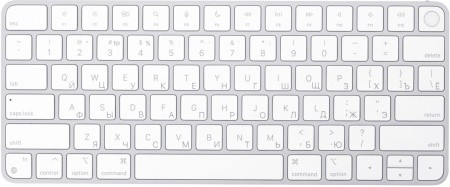 Клавиатура беспроводная Apple Magic Keyboard с Touch ID, серебристый (MK293)