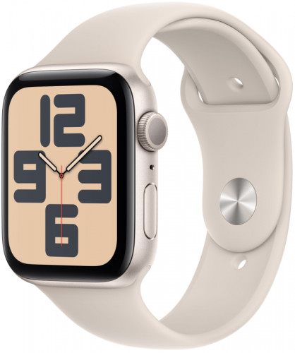 Apple Watch SE (2024) 40mm, корпус из алюминия (Сияющая звезда)