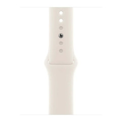 Apple Watch SE 3 (2025) 40mm, корпус из алюминия «Starlight», ремешок Sport Band «Starlight», сияющая звезда