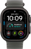 Apple Watch Ultra 4 (2026), 49 мм, корпус из титана цвета «Black», ремешок Ocean Band цвета «TransluBlack», чёрный