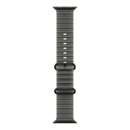 Apple Watch Ultra 4 (2026), 49 мм, корпус из титана цвета «Black», ремешок Ocean Band цвета «TransluBlack», чёрный