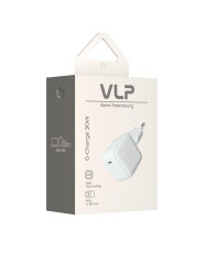 Сетевое зарядное устройство VLP G-Charge 30Вт USB-C, PD, QC, белый