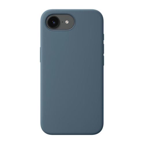Силиконовый чехол MagSafe Apple Silicone Case для iPhone 16e и 17e («Якорный синий» | Anchor Blue)