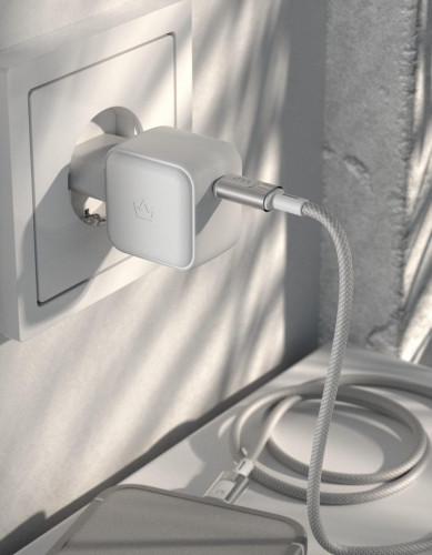 Сетевое зарядное устройство VLP G-Charge 45Вт USB-C, PD, QC, белый