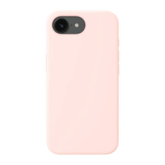 Силиконовый чехол MagSafe Apple Silicone Case для iPhone 16e и 17e (Бледно-розовый | Soft Pink)