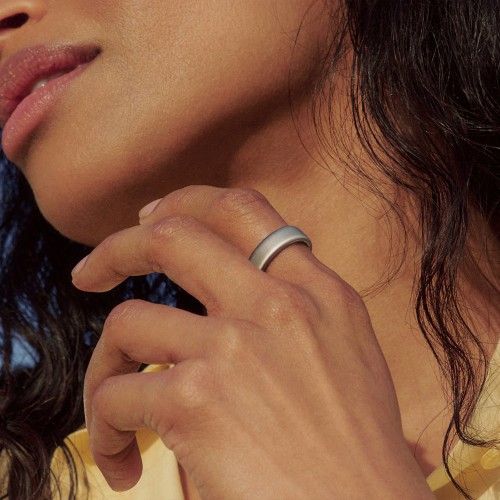 Умное кольцо Oura Ring 5 (Матовое серебро)