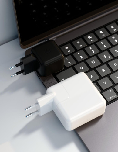 Сетевое зарядное устройство VLP G-Charge 45Вт USB-C, PD, QC, черный