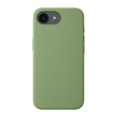 Силиконовый чехол MagSafe Apple Silicone Case для iPhone 16e и 17e («Яркий мох» | Light Moss)