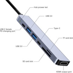 Многопортовый USB Хаб 7в1