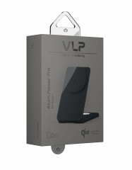 Беспроводное зарядное устройство VLP Alum Power Pro для Apple, черный титан