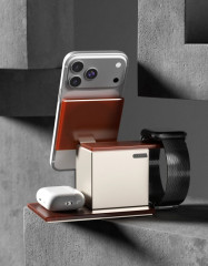 Комплект беспроводное зарядное устройство VLP NEO, Apple Watch, Amber Gray (аккумулятор 5000)