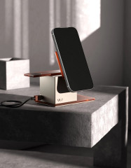 Комплект беспроводное зарядное устройство VLP NEO, Apple Watch, Amber Gray (аккумулятор 5000)