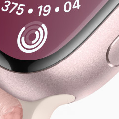 Apple Watch Series 9 GPS 45mm, корпус из алюминия (Розовый)