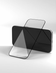 Стекло защитное 2.5D VLP Premium Shield для iPhone 17/17 Pro/16 Pro, с черной рамкой