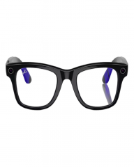 Ray-Ban Meta Wayfarer RW4008 (Глянцевая черная оправа линзы прозрачные)