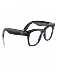 Ray-Ban Meta Wayfarer RW4008 (Глянцевая черная оправа линзы прозрачные)