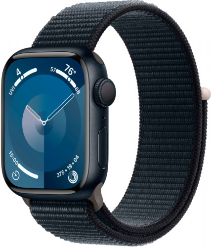 Apple Watch Series 9 GPS 41mm, корпус из алюминия (Темная ночь)