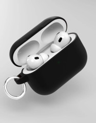 Чехол защитный VLP Satin Case для AirPods Pro 3, черный