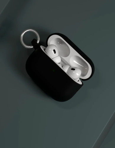 Чехол защитный VLP Satin Case для AirPods Pro 3, черный