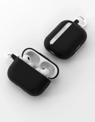 Чехол защитный VLP Satin Case для AirPods Pro 3, черный