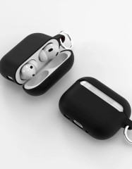 Чехол защитный VLP Satin Case для AirPods Pro 3, черный