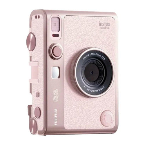 Гибридный фотоаппарат моментальной печати Fujifilm Instax mini EVO (Розовый)