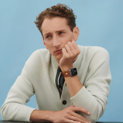 Apple Watch Series 9 Hermes 45mm, корпус из нержавеющей стали (Серебристый)