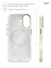 Чехол защитный VLP Aster Pro Case с MagSafe для iPhone 17, белый