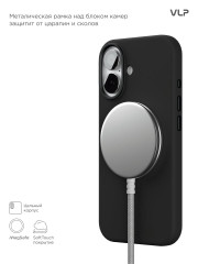 Чехол защитный VLP Aster Pro Case с MagSafe для iPhone 17, черный