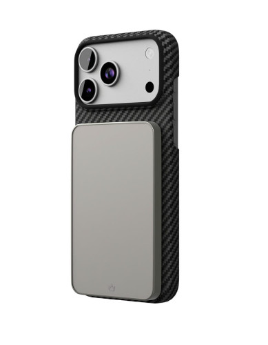 Чехол защитный VLP Kevlar Case с MagSafe для iPhone 17 Pro Max, черный