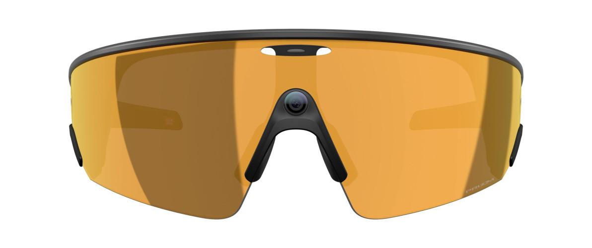 Умные очки Oakley Meta Vanguard OW8001 (чёрная оправа, линзы жёлтые) Prizm 24K