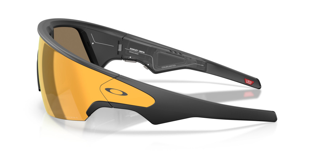 Умные очки Oakley Meta Vanguard OW8001 (чёрная оправа, линзы жёлтые) Prizm 24K