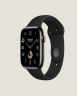 Apple Watch Series 9 Hermes 45 мм корпус из нержавеющей стали цвета серебро (Черный космос)