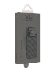 Чехол защитный VLP Kevlar Case с MagSafe для iPhone 17 Pro, черный