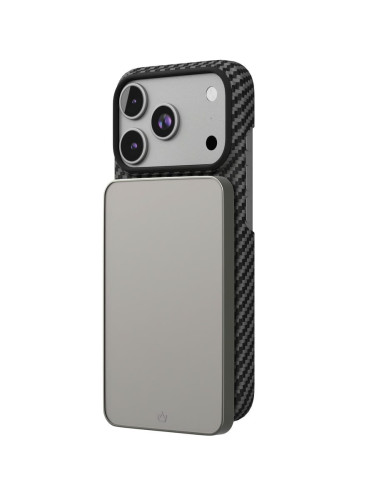 Чехол защитный VLP Kevlar Case с MagSafe для iPhone 17 Pro, черный