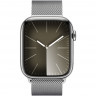 Apple Watch Series 9 GPS + Cellular 45mm, корпус из нержавеющей стали (Серебристый)