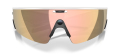 Умные очки Oakley Meta Vanguard OW8001 (белая оправа, линзы розовое золото) Prizm Rose Gold