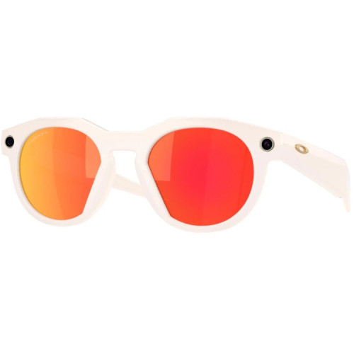Умные очки Oakley Meta HSTN 00W8002 (белая оправа, линзы красно-оранжевые) Warm Grey Prizm Ruby
